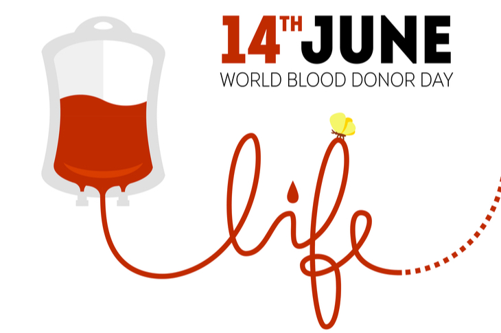 content marketing pegs June Blood donor day June- Scatter