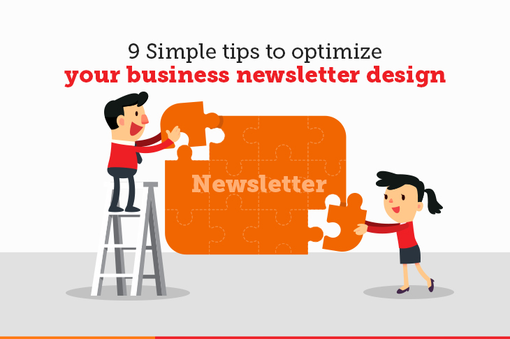 Business newsletter design